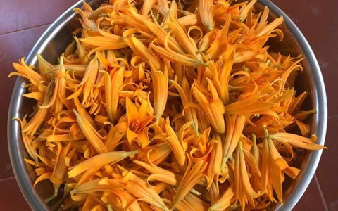 Cơn sốt đặc sản lạ, loại hoa vàng ruộm mỗi năm chỉ có 1 lần