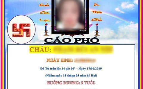 Ghép ảnh bé gái 5 tuổi vào cáo phó để đòi nợ, công ty tài chính nổi tiếng bị lên án dữ dội