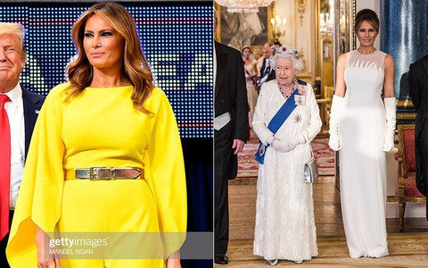 Chẳng kém Kate Middleton, bà Melania Trump gây ấn tượng với cách lựa chọn trang phục khiến ai cũng kiêng nể
