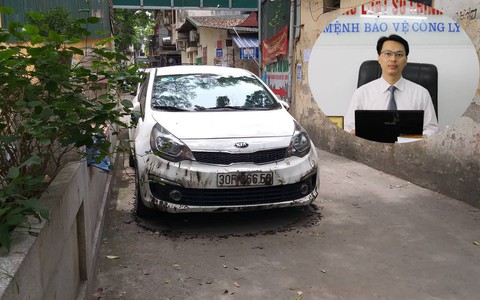 Luật sư tư vấn về chuyện đốt xe ở khu tập thể Kim Liên: Là hành vi phá hoại tài sản, có dấu hiệu hình sự!