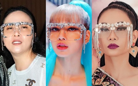 1 chiếc kính 3 số phận: Lisa (BlackPink) đi tiên phong, Thu Minh bị tố "đạo nhái", nhưng Phượng Chanel lại gây cười nhất