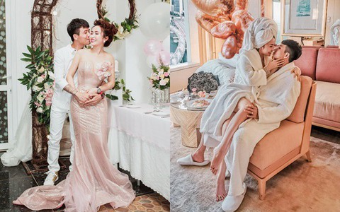 Đại gia Minh Nhựa ôm eo vợ, tổ chức kỷ niệm cầu hôn bằng buổi tiệc hoành tráng, cùng chuyến du lịch siêu sang 
