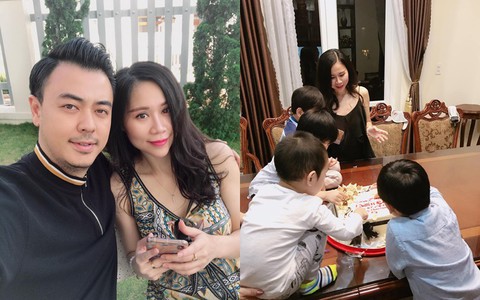 Được ghép đôi nhiệt tình trong Về nhà đi con với Thu Quỳnh, MC Tuấn Tú đăng ảnh sinh nhật khẳng định gia đình hạnh phúc bên vợ gia thế 