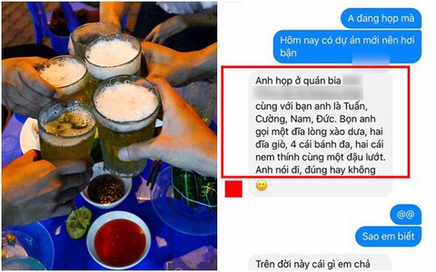 Nói dối vợ đang bận đi họp, chồng bị "bóc phốt" không cãi được câu nào, dân mạng lập tức chỉ ra kẻ nội gián