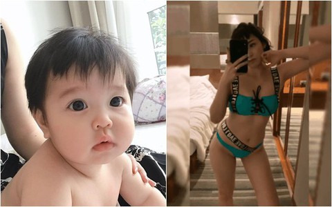 Cuối tuần của các hot mom: Nhóc Sam bị mẹ Hằng Túi hí hửng "đảo ngói", Ngọc Mon diện bikini khoe dáng bốc lửa