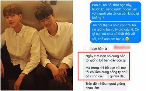 Thấy con trai mình giống hệt anh bạn thân đã lâu không gặp, thanh niên quyết nhắn tin “xanh chín” nhưng nghe giải thích còn “lú” hơn