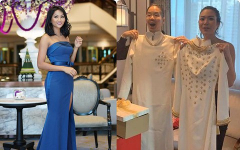 "Phù dâu" H'Hen Niê tóc dài hiền như thiếu nữ trong đám cưới của HH Thái Lan, và món quà cưới của cô mới thực sự khiến fan bất ngờ
