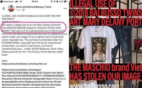 Shop dính drama với Trương Thế Vinh lại tiếp tục bị brand nước ngoài tố sử dụng hình trái phép