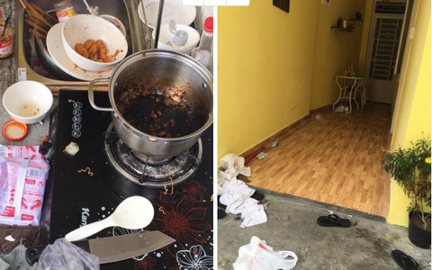 Thuê homestay nghỉ dưỡng, nhóm bạn trẻ khiến dân mạng sôi máu khi lấy khăn tắm đi lau nhà, ăn ở bẩn còn đánh giá 1 sao