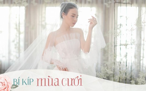 Hé lộ NTK đứng sau 2 bộ váy cưới của cô dâu Đàm Thu Trang trong ngày trọng đại