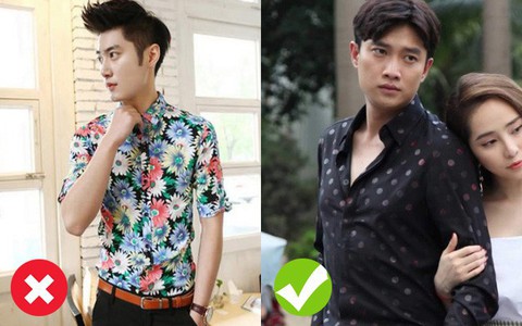 Thấy chồng mặc chiếc áo sơ mi hoa này đi gặp đối tác, tôi liền chặn cửa bắt thay ngay 