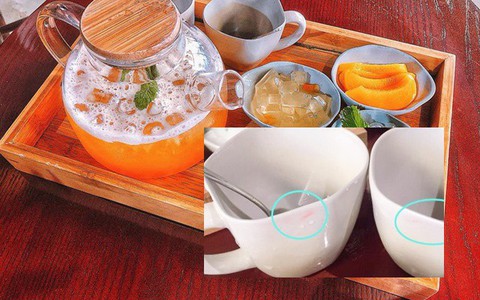 "Quán trà chị Huệ" bị khách "phản dame" vì dịch vụ quá tệ, bưng ly trà mới cho khách mà còn hiện nguyên quả son môi