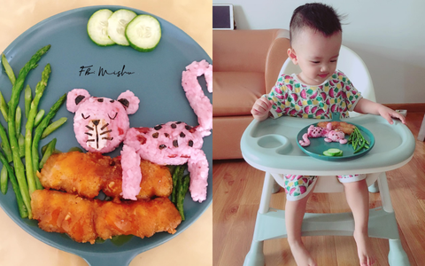 Mẹ 9x tiết lộ bí kíp tạo hình bữa ăn cho con 17 tháng tuổi, các mẹ biết được chỉ muốn vào bếp ngay và luôn