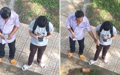 Cay mắt cảnh người cha nghèo đếm từng đồng tiền lẻ rồi dúi vào túi con trai trong ngày nhập học