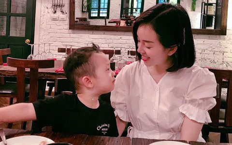 Sau 4 năm làm mẹ đơn thân, Ly Kute tự nuôi dưỡng con trai cao lớn phổng phao lại còn ăn nói chững chạc thế này 