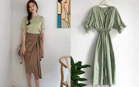 Có 1 gam màu xanh đang nhăm nhe "đánh chiếm" tủ đồ của các chị em trong mùa thu này 