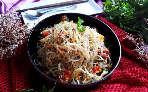 Công thức làm miến xào cua chuẩn Hải Phòng tơi ngon xuất sắc