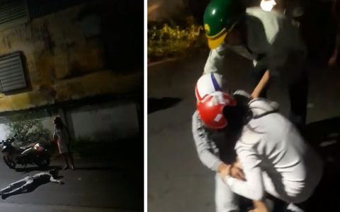 Cãi nhau với bạn gái, nam thanh niên nằm lăn ra đường giả vờ ngất để mong người yêu quay lại