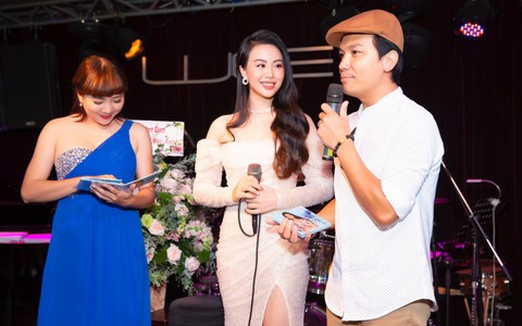 Mạnh Quỳnh cất công đáp chuyến bay từ Mỹ về Việt Nam để chúc mừng trò cũ xinh đẹp
