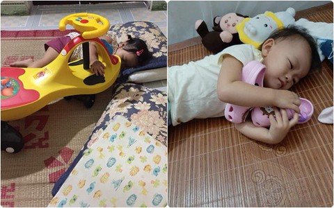 "Cười ra nước mắt" với những lần được mua đồ mới của trẻ, đi ngủ cũng không nỡ rời tay