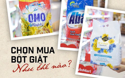 Dùng bột giặt thường xuyên, bạn có biết loại nào nhiều bọt, loại nào không thích hợp giặt tay?