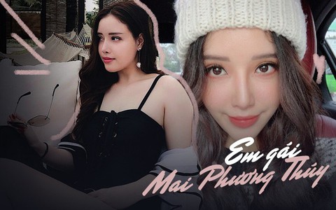 Trái ngược với vẻ nóng bỏng "đốt mắt" của chị, em gái Mai Phương Thúy đích thị là nàng tiểu thư sang chảnh và thanh lịch, khí chất "ngút trời"