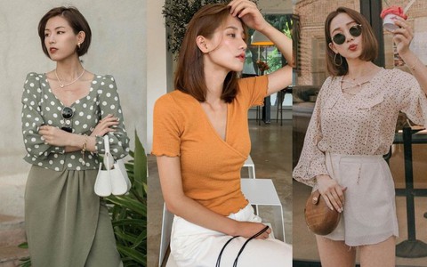 Chờ mãi thời tiết mới đỡ nóng để chị em xúng xính 4 kiểu áo xinh ngất ngây này