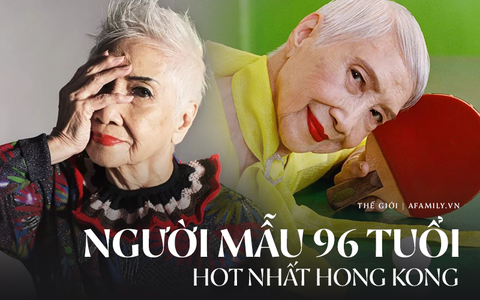 “Bà ngoại gân" nhất Hong Kong: 96 tuổi trở thành người mẫu nổi tiếng được nhiều thương hiệu săn đón và cách sống “hãy là chính mình” đáng học hỏi