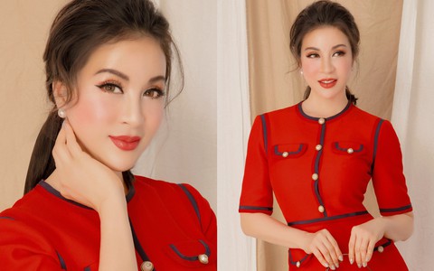 MC Thanh Mai khoe nhan sắc không tuổi trong "cả cây" hàng hiệu đắt tiền