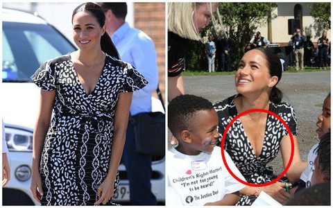 Meghan Markle nhảy múa hết cỡ trong sự kiện nhưng bị chê trách vì trang phục kém sang, để lộ những khoảnh khắc hớ hênh