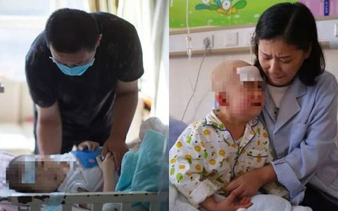 "Cha ơi cứu con. Con không muốn chết. Con sợ": Xót xa cậu bé 5 tuổi cầu xin cha cứu mình khỏi căn bệnh ung thư máu ác tính khó chữa trị 