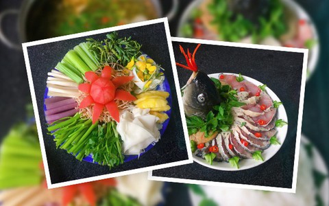 Món ngon cuối tuần: Lẩu cá chép giòn