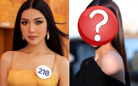 Tô son điểm phấn theo đúng kiểu Miss Universe, Thúy Vân bỗng dưng thành "chị em sinh đôi" với một Hoa khôi đàn em
