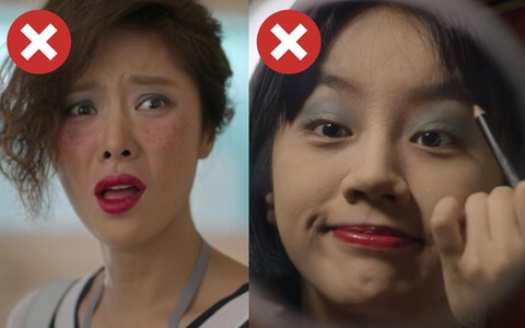Rút kinh nghiệm từ những màn makeup lỗi trong phim Hàn, chị em cần tránh 3 sai lầm sau kẻo đầu năm đã thành thảm họa