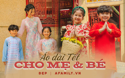 Áo dài Tết Canh Tý: 8 địa chỉ sắm áo dài cho mẹ và bé với giá cả hợp lý 