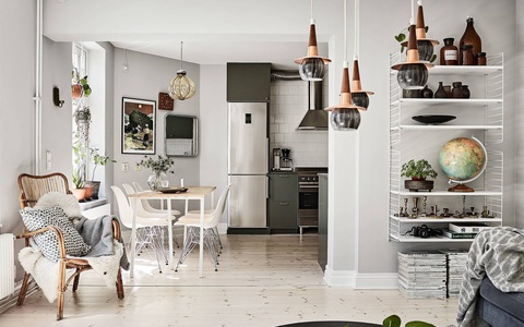 Học cách trang trí độc đáo trong căn hộ 66m² để đón Tết sắp đến