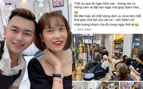 Tình hình làm tóc ngày 26 Tết: Nhiều nơi "đăng đàn" quá tải, nửa đêm vẫn chưa hết khách, nhân viên làm quên ăn quên ngủ