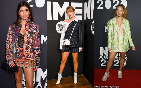 Thảm đỏ NME Awards 2020: Taylor Swift đơn giản mà sang chảnh, "chặt đẹp" hội chị em trưng diện màu mè