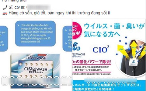 Tràn lan các loại thẻ được quảng cáo công dụng diệt khuẩn, chống virus corona Covid-19 trên mạng: Chuyên gia nói gì?