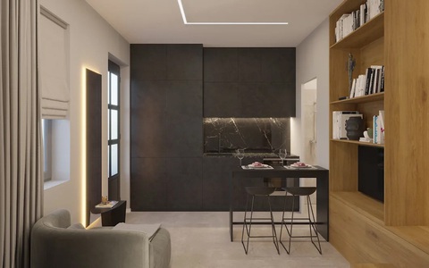 Căn hộ studio dạng mini siêu nhỏ vỏn vẹn 19m² vẫn đẹp xinh nhờ tổ chức cực bắt mắt