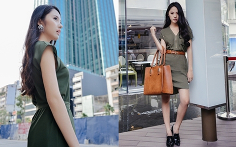 Làm dịu tuần làm việc nắng nóng với sắc xanh olive thời thượng