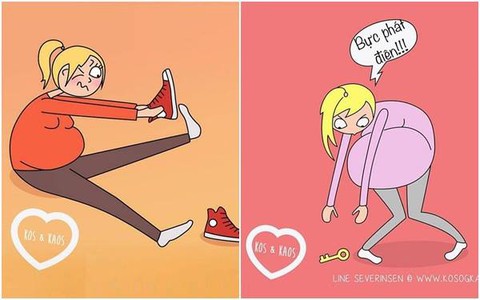Những nỗi khổ nói ra ngượng chín mặt của các bà bầu