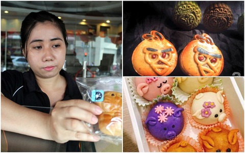 Sát rằm, bánh Trung thu hình thú ngộ nghĩnh cháy hàng vì dễ thương, độc đáo
