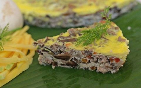 Bữa tối ngon cơm với chả trứng kiểu mới cực hấp dẫn