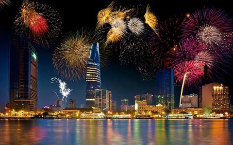 Địa điểm bắn pháo hoa dịp Tết Dương lịch 2016 cho giới trẻ thỏa sức ngắm nhìn
