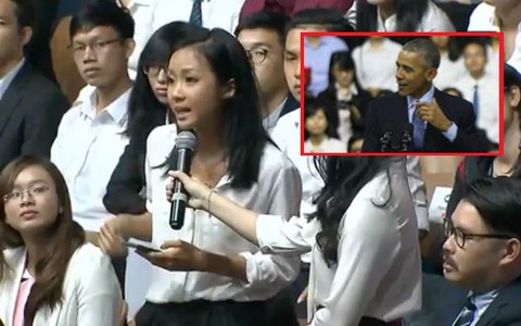 Suboi thể hiện khả năng đọc rap trước Tổng thống Obama