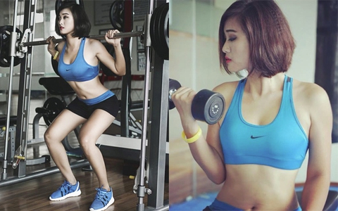 Bí quyết sở hữu hông quả táo, bụng xẻ rãnh chỉ sau 4 tuần của cô nàng xinh đẹp