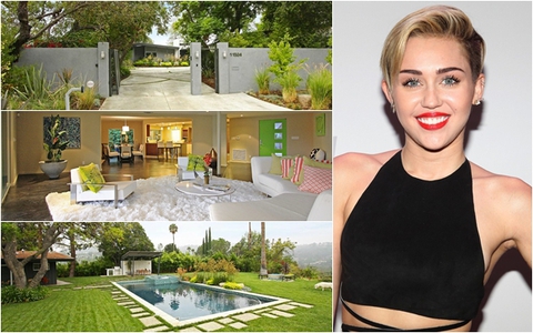 Cận cảnh ngôi nhà triệu đô đẹp tuyệt vời của Miley Cyrus