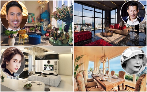 Chiêm ngưỡng 4 căn penthouse đẹp ngất ngây của sao Việt