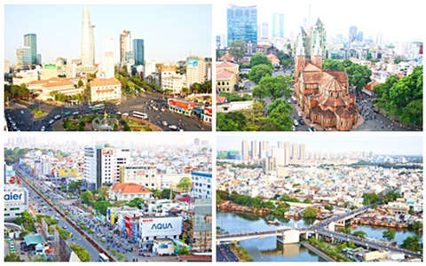 Chiêm ngưỡng Sài Gòn nhìn từ trên cao đẹp lung linh